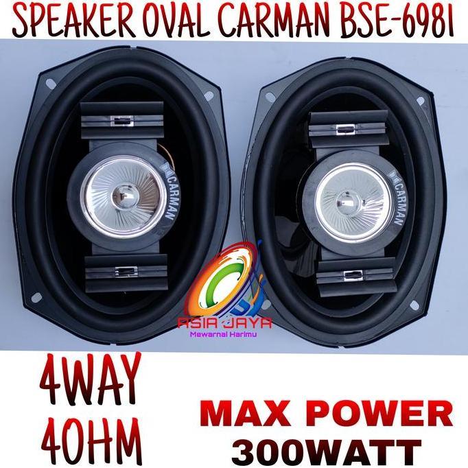 Speaker Mobil Oval Carman Bse-6981 Speaker Woofer Oval Carman Bse6981