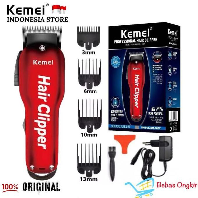 ALAT CUKUR RAMBUT KEMEI KM 707Z HAIR CLIPPER PROFESSIONAL TURBO MESIN CUKURAN KM 707Z