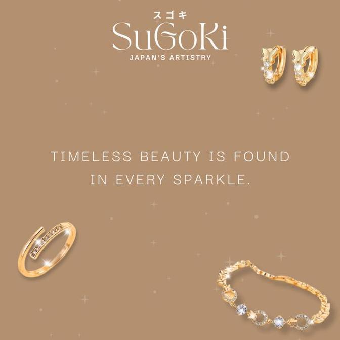 Cikcik- Sugokia-23 Jewelry Anting Kupu Kupu Perempuan Tidak Karat Titanium Permata Perhiasan Anti Lu