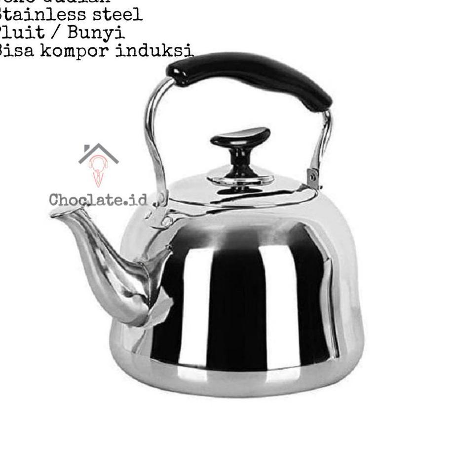 Teko Stainless Steel Gudian Pemanas Air / Kettle / Ketel