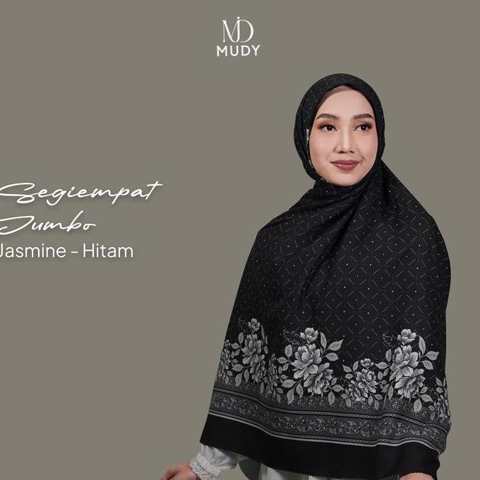 Alma- New- Mudy - Hijab Segiempat Motif Syari Jumbo (All Series)