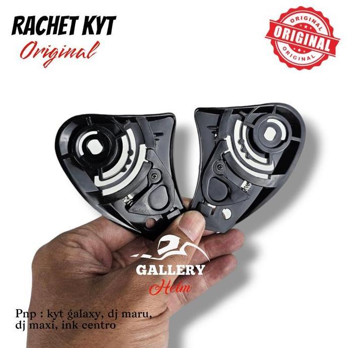 Metz- Rachet/Dudukan Kaca Helm Kyt Galaxy Dj Maru Ink Centro | Kupingan Helm Motorcycle