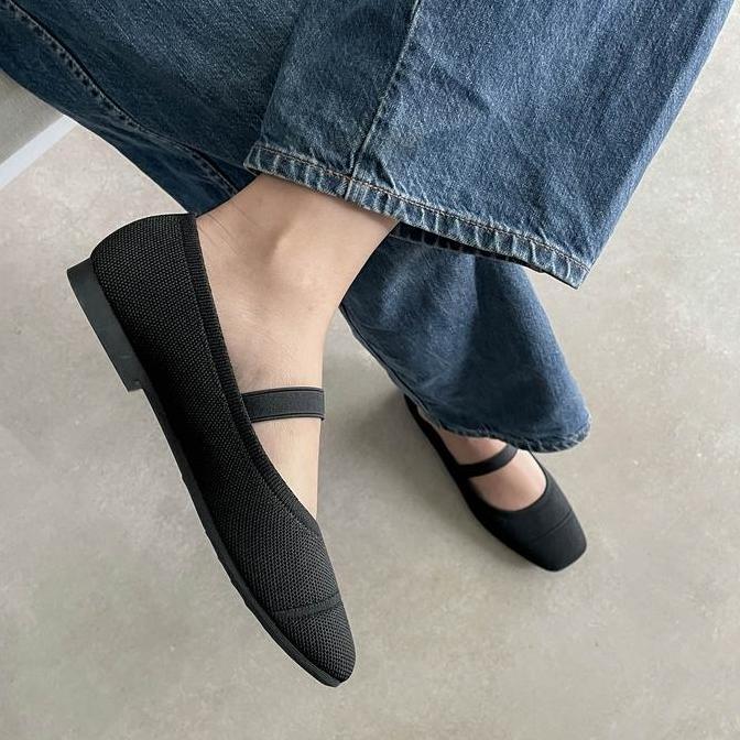 Shoe- Blow Gia Mary Jane FlatsShoes Knit Blwf 0040