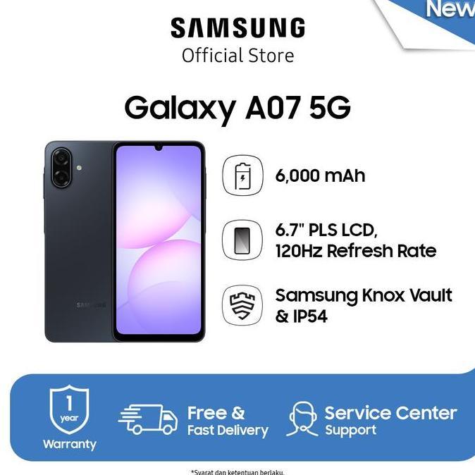 CIFAREGER_STORE - SAMSUNG GALAXY A07 5G [6/128GB] - 6000MAH | ANDROID | IP54