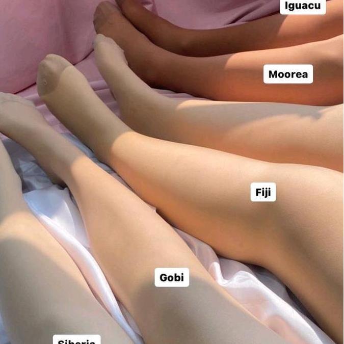 QYOKAZU stocking pantyhose UV SEMI mijing kulit jepang Terlihat seperti kulit kaki asli
