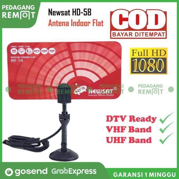 Antena Tv Indoor Flat / Antena Untuk Tv Tuner Ns Hd-58 Antena Digital