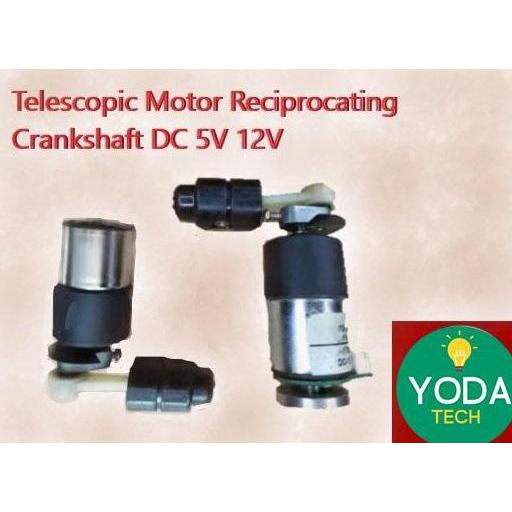 Dinamo Motor Telescopic  Reciprocating Low Speed DC 12V (8408)