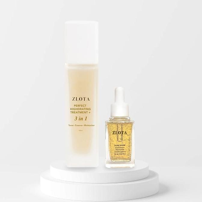 [BUNDLING] ZLOTA GLOW SERUM + ZLOTA 3IN1 PERFECT HYDRATING