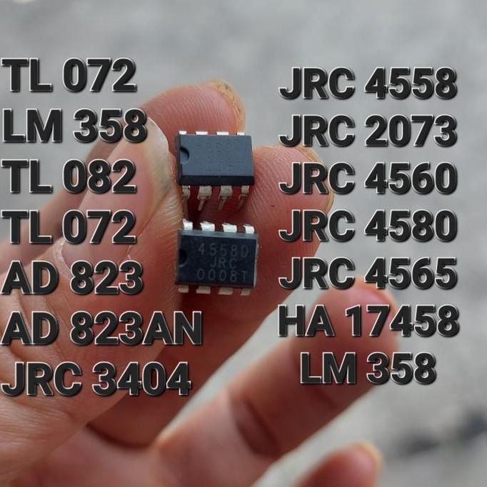 LINEAR ( JRC 4558 ) JRC2073 JRC4560 JRC4580 JRC4565 HA17458 LM358 TL072 TL082