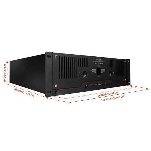 SC BOX POWER AMPLIFIER MV-10 BOX BELL MV10 BOX POWER AMPLY MV-10 MV 10