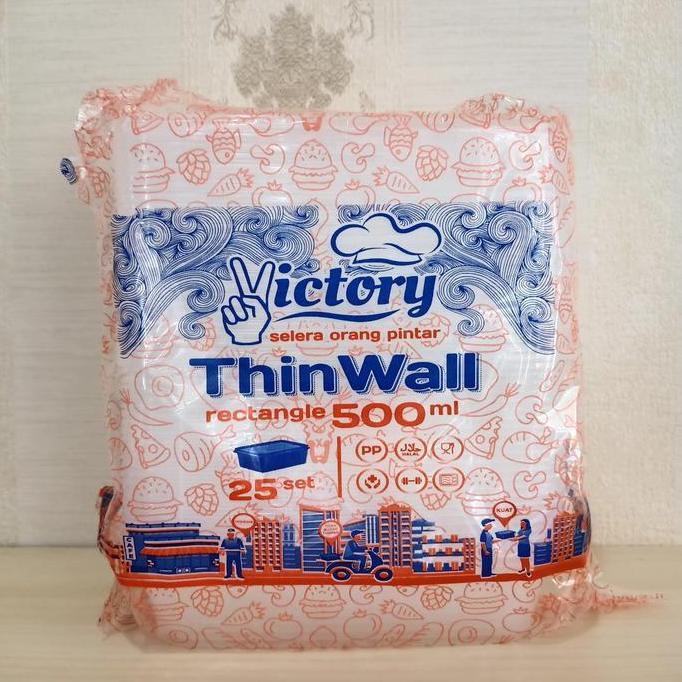 thinwall rectangle 500 ml victory