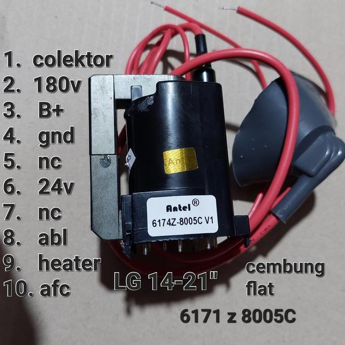 LINEAR PLAYBACK TV LG 21 6174Z 8005A FLYBACK TV 6174Z-8005A 6174 8005