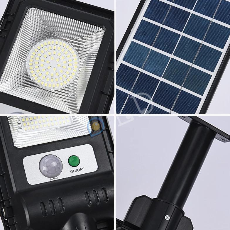 [ Lampu Tenaga Surya 120 Watt Solar Cell Lampu Jalan LED Solar Outdoor Sensor Gerak Waterproof Tenag