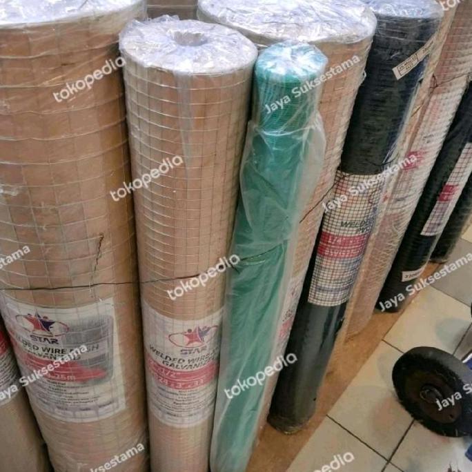 WIREMESH GALVANIS 12 X 12MM - KAWAT LOKET GALVANIS 1,2MM LEBAR 90CM METERAN RESTOCK