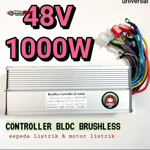 CONTROLLER 48V 1000W BLDC BRUSHLESS SEPEDA LISTRIK MOTOR LISTRIK PART