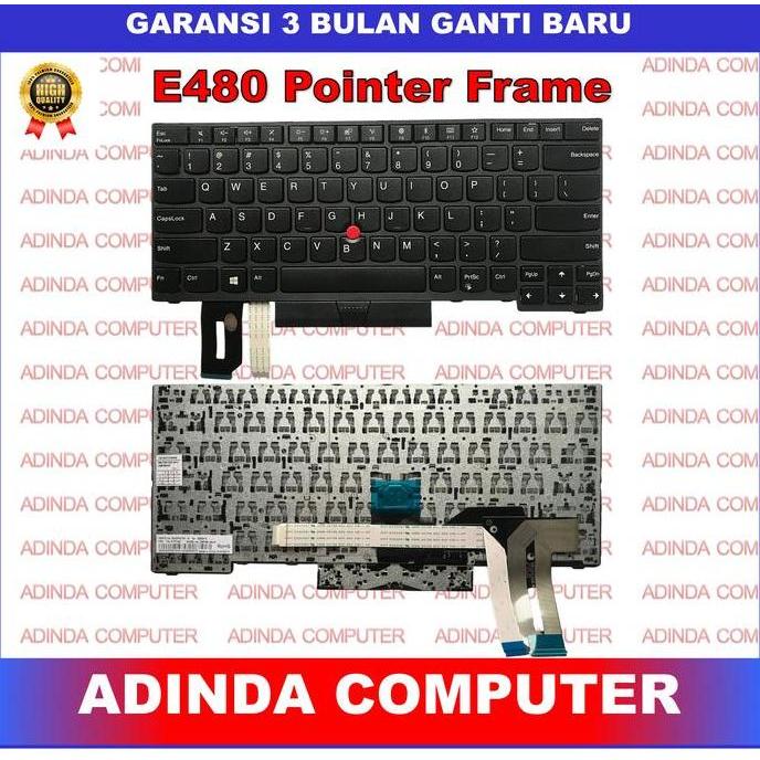 Keyboard Lenovo Thinkpad E480 T480 T480S T490 T490S T495 Pointer