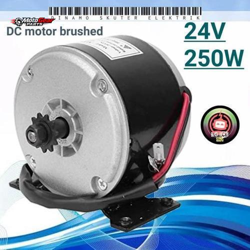 DC MOTOR 24V 250W MY1016 / MY1025 DINAMO 24VOLT 250WATT SCOOTER PART