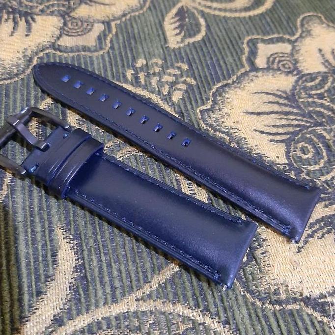 Vintage- Tali Jam Tangan Kulit Fossil Grant Leather Strap 22Mm Quickrelease