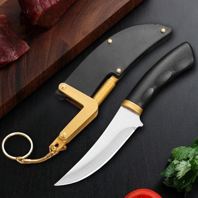 Pisau Dori Jepang Super Tajam Pisau Pakai Gantungan Kunci Pisau Daging Kicen Set Pisau Dapur