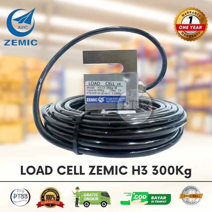 LOAD CELL ZEMIC H3 300KG / LOAD CELL S 300KG / LOAD CELL TENSION 300KG ORIGINAL DAN TERPERCAYA
