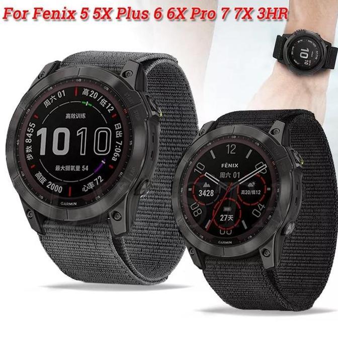 STRAP TALI STRAP KANVAS ULTRAFIT 26MM GARMIN FENIX 5X PLUS 6X PRO 7X DESCENT PROMO