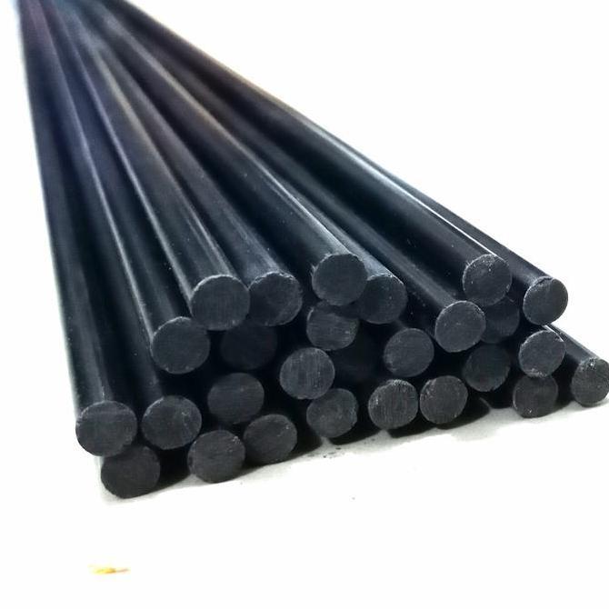 CARBON ROD 9MM X 50CM CARBON SOLID CARBON FIBER ROD RC PESAWAT XX27