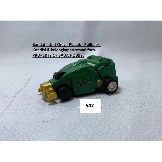 BANDAI GOKAI RACER KAIZOKU SENTAI GOKAIGER DX GREEN PULLBACK UNIT ONLY S2025