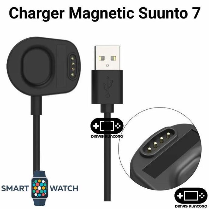 STRAP SUUNTO CHARGER MAGNETIC SUUNTO 7 CHARGING KABEL USB SMARTWATCH READY STOCK