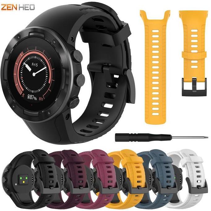 STRAP SUUNTO TALI JAM / STRAP SILICONE SUUNTO 5 SMARTWATCH READY
