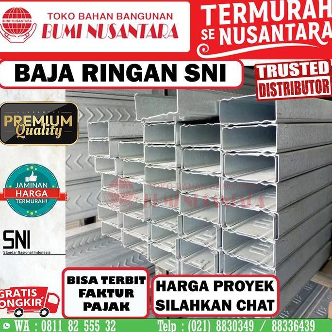 New- Kaso Baja Ringan C75 Reng Baja Ringan Rangka Baja Ringan Free Ongkir