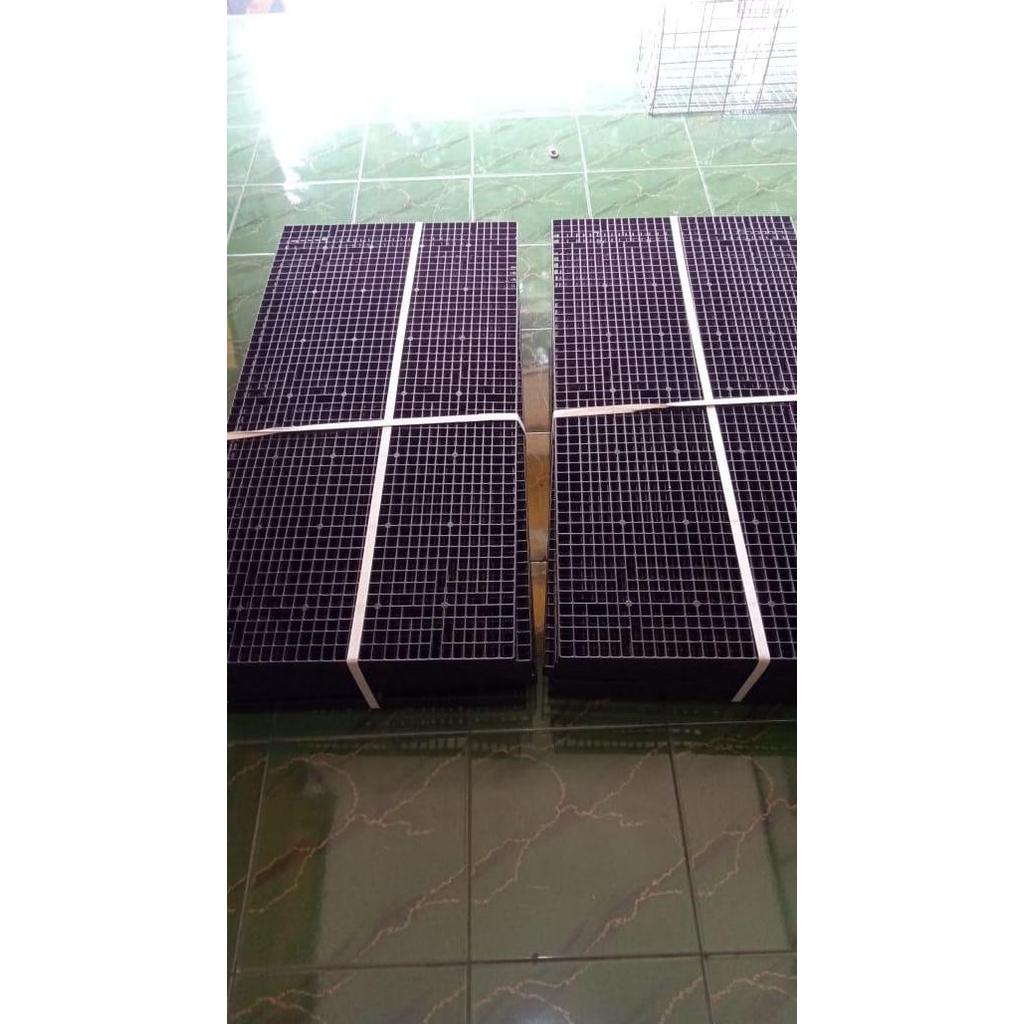 Slat kandang kambing/ayam/bebek plastik hitam