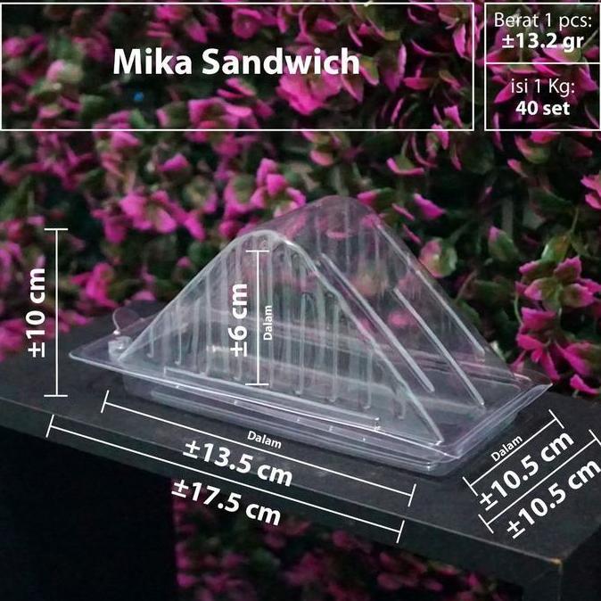 Mika Sandwich / Mika Roti Tawar / Mika Burger isi (50pcs)