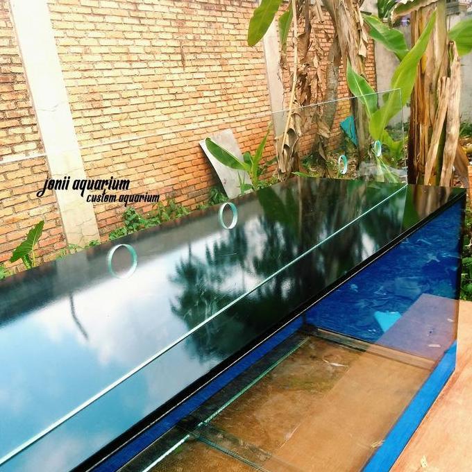 tutup kaca aquarium 100cm dan filter talang pvc