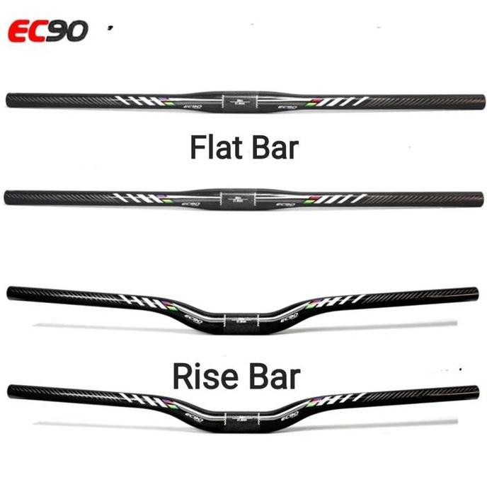 EC90 Handlebar Carbon Size 31.8mm Panjang 720mm Handlebar Sepeda SR