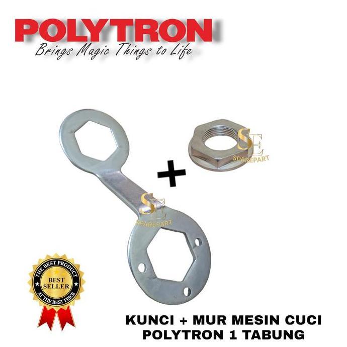 KUNCI GEARBOX DAN MUR GEARBOX MESIN CUCI POLYTRON 1 TABUNG BEST QUALITY