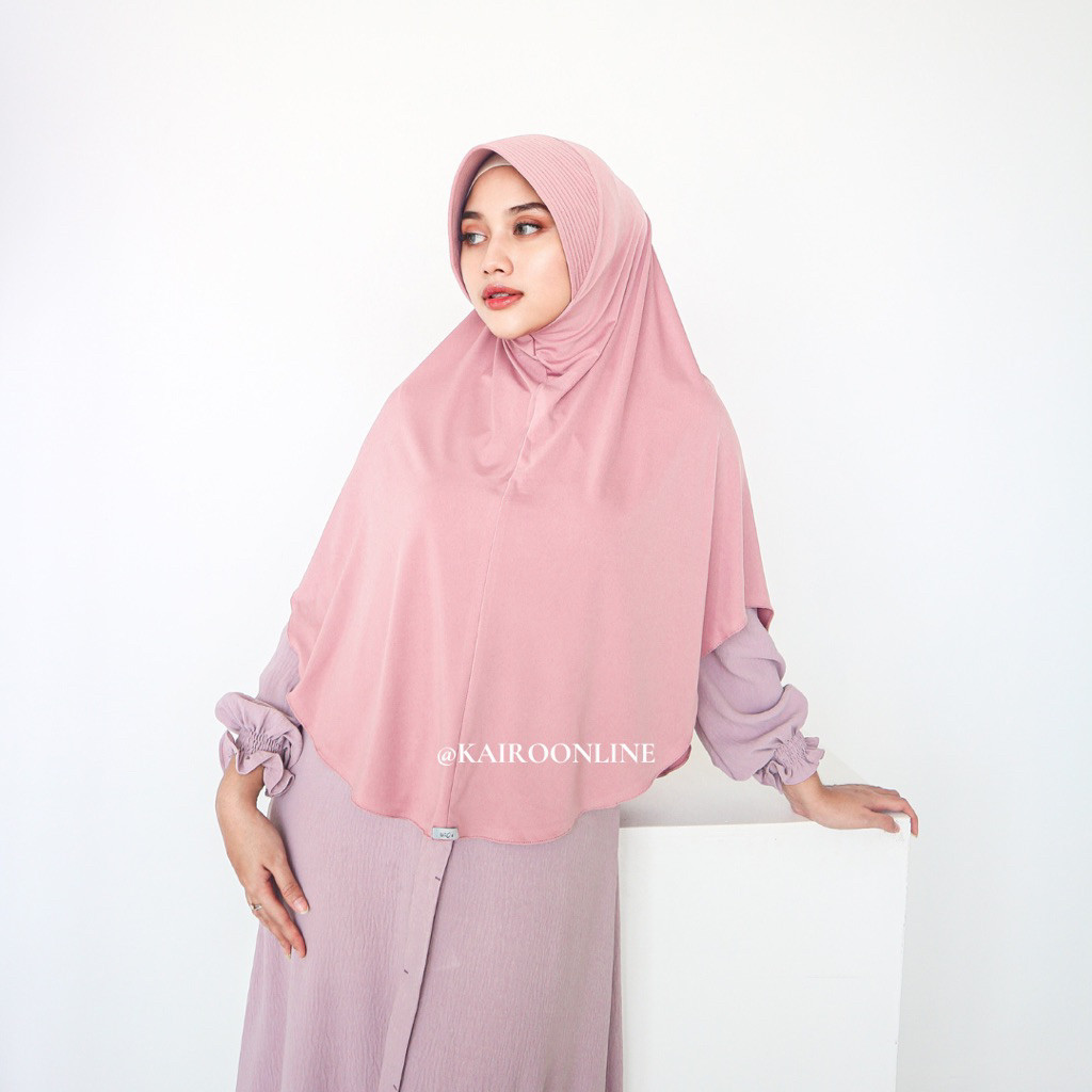 Kairo - Hijab Bergo Oval sedang - Hijab Instan Jilbab Premium