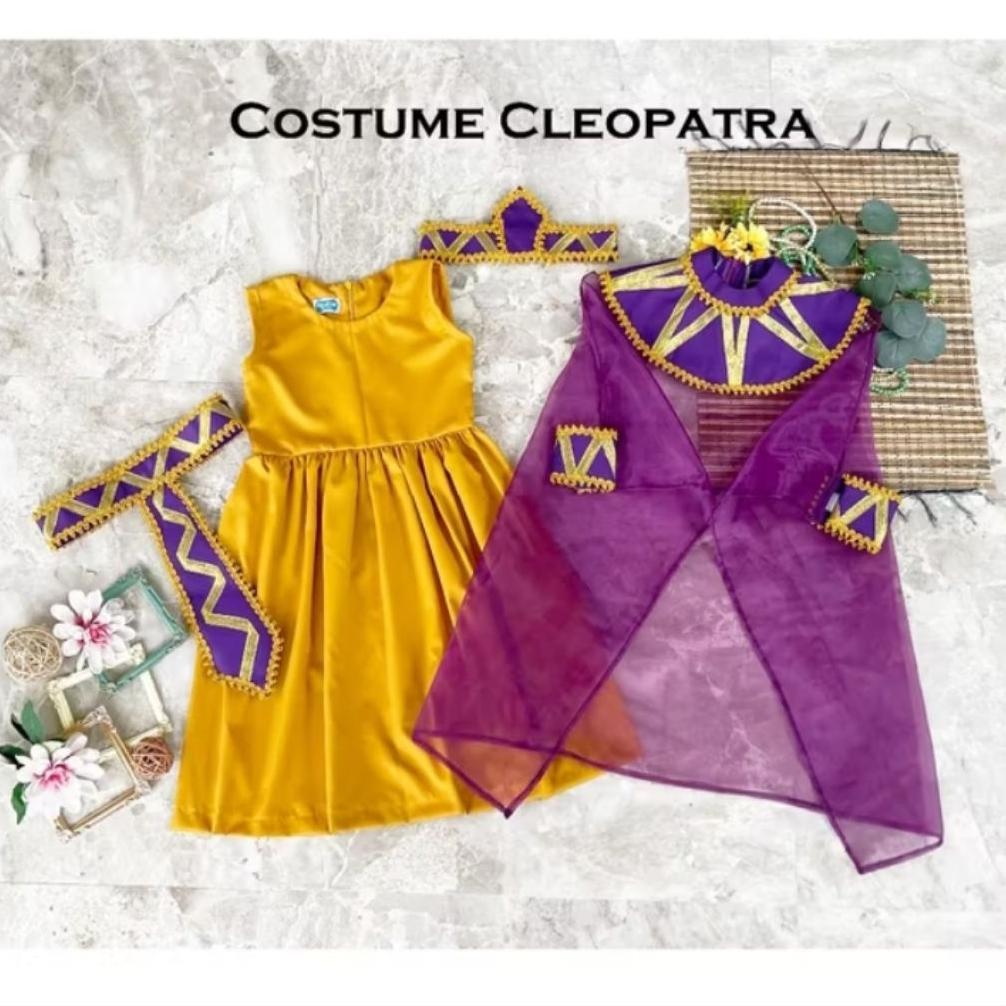 Diskon Kostum Cleopatra Anak Perempuan | Kostum Cleopatra Dewasa | Baju Cleopatra Ratu Mesir | Kostu