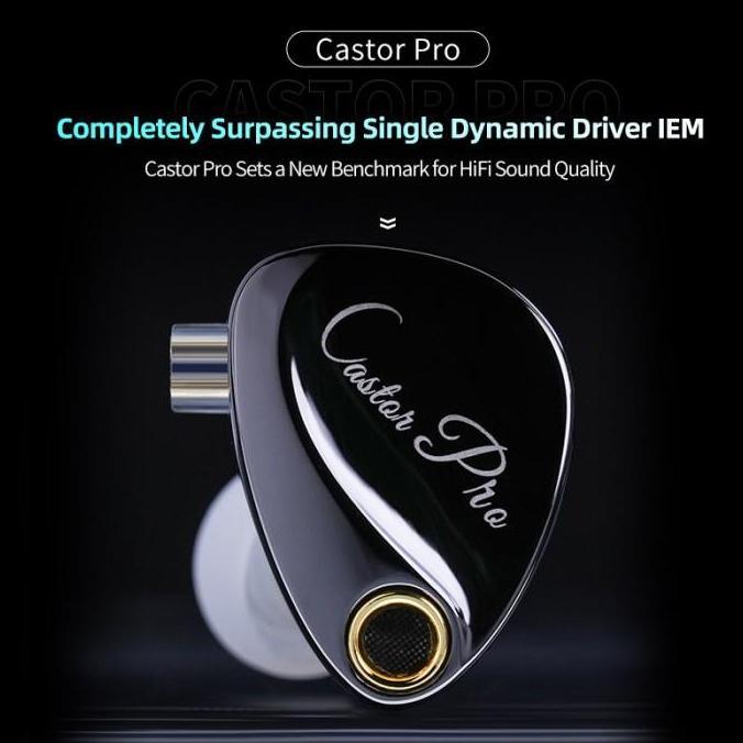 // Kz Castor Pro Dual Dd In Ear Metal Earphone //