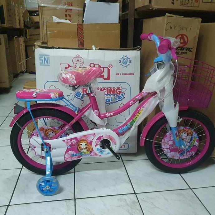 Promo Sepeda anak Mini Emerson 16 barbie Diskon