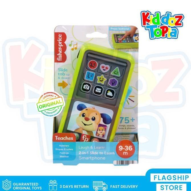 Fisher Price Laugh & Learn 2-in-1 Slide to Learn Smartphone HLY61