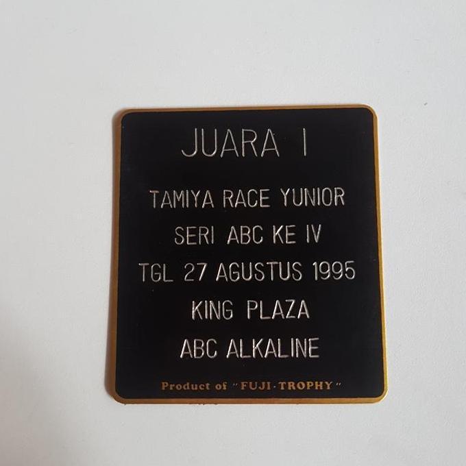 tamiya plakat juara jadul