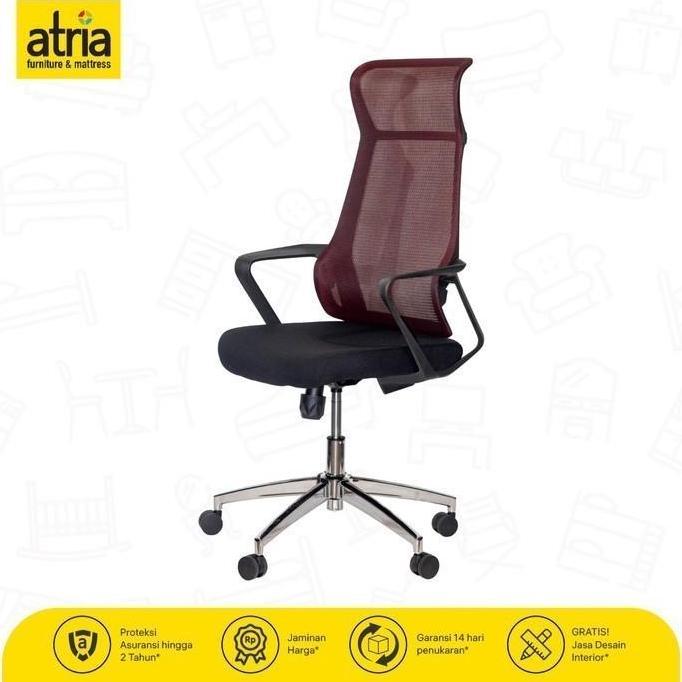 Kursi Kantor Atria Dexton High Chair Black