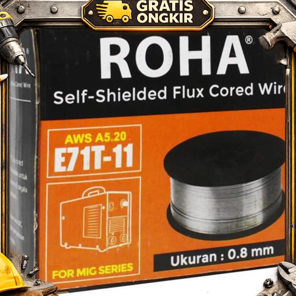 Roha Kawat Las Roll Flux Cored Wire Gasless | Aws A5.20 E71T-11