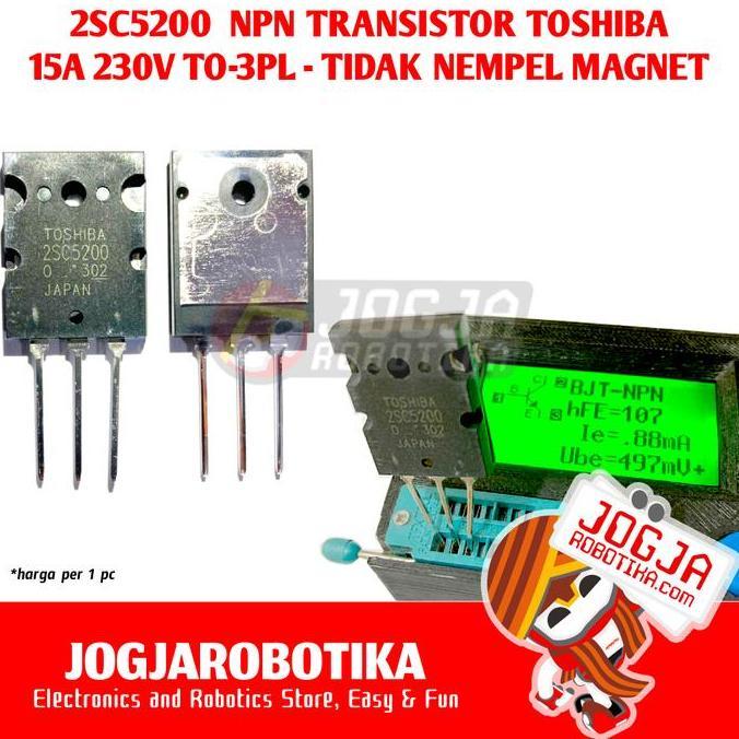 Toshiba 2Sc5200 Sc5200 C5200 5200 Ttc5200 15A 230V Npn Transistor