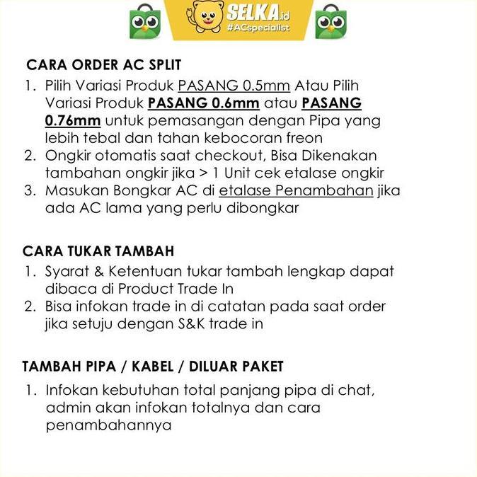 Arref - Daikin Ftkq25Uvm4 + Pasang Ftkq25 Ac Split 1 Pk Flash Inverter