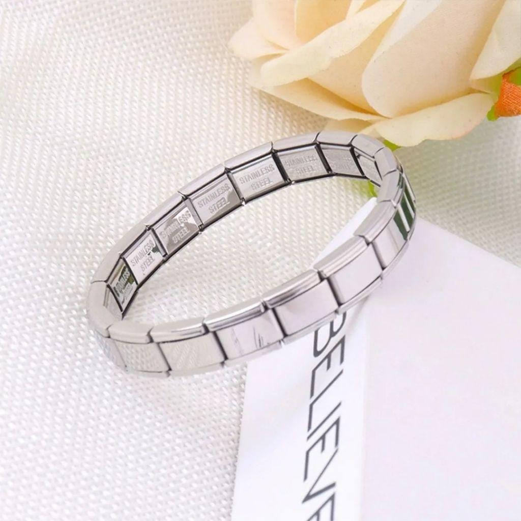 Gelang Rantai Jam Tangan | Gelang Titanium Model Per Pria Wanita