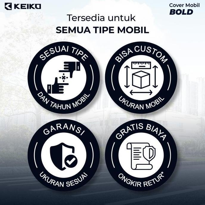 Cover Sarung Selimut Penutup Tutup Body Mobil Waterproof Semi Outdoor Bold Warna Rush Terios Innova 