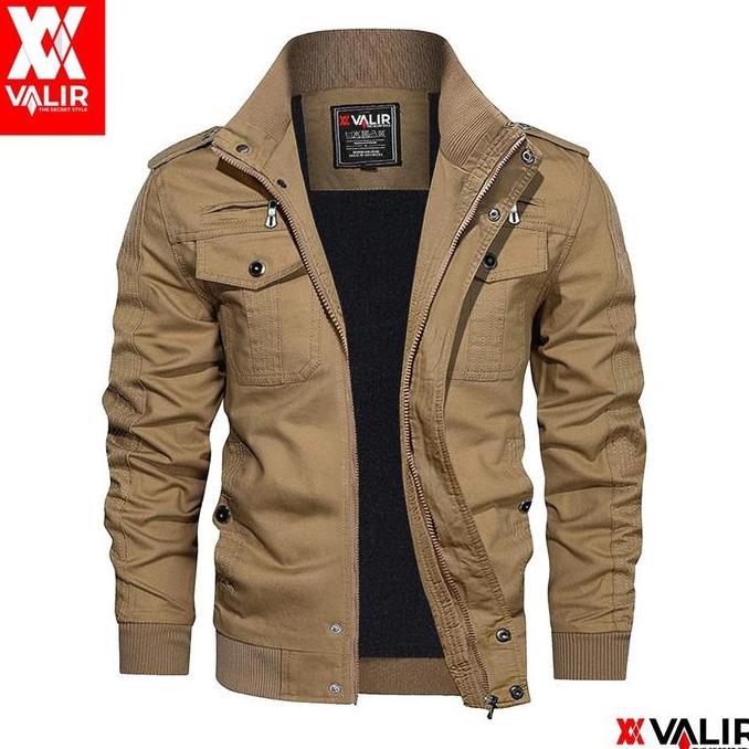 HEMAT LUAR BIASA lub Valir Edmund - Jaket Pria Bomber Model Militer terbaru Tran acket HEMAT LUAR BI