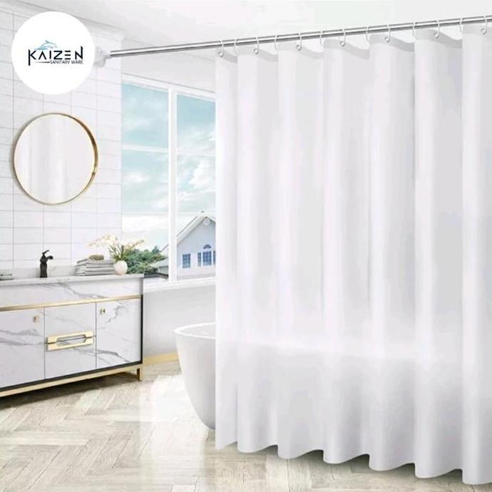 OK SHOWER CURTAIN /TIRAI KAMAR MANDI TEBAL WATERPROFF/CURTAIN //
