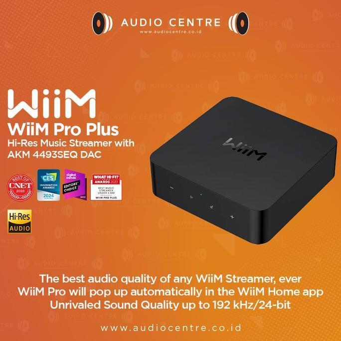 spajimanliee - wiim pro plus pro + hi-res music streamer dac akm4493seq
